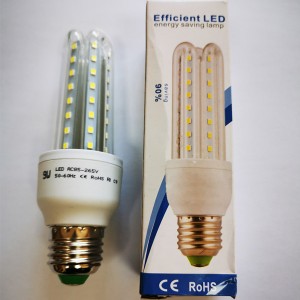 Energiebesparende maïs 3U-lamp 12W voor hotel- en kantoorgebouwen AC85-265V