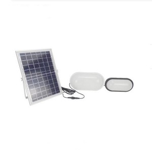 Luz de mampara 30W con panel solar y sensor de luz o sensor de Rada