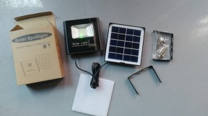 PVC-hus Solar flomlys fra 20W til 220W for utendørsbelysning