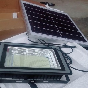 PVC Housing Solar floodlight from 20W to 220W for Outdoor Lighting