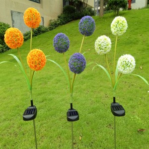 אור פרחים לנוף LED סולארי עם עיצוב שונה לקישוט החצר