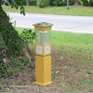 Buiten gebruik van oplaadbare zonne-energie muggenmoordenaar tuinlamp