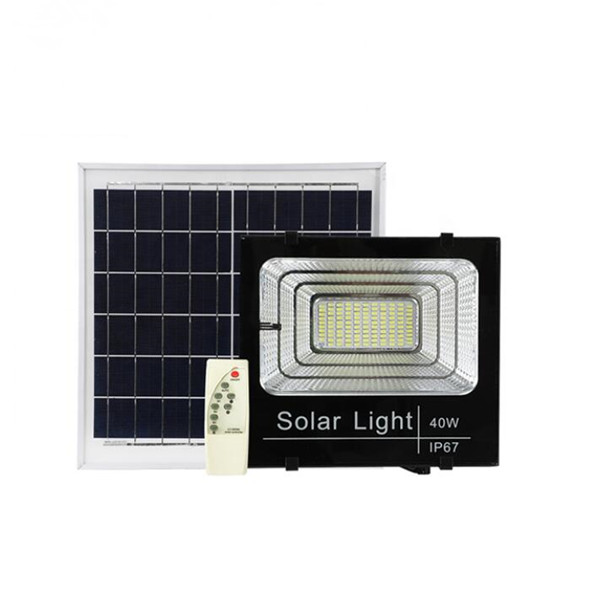 Best Price for 40 Watt Led Solar Street Light - Disassemble Solar Floodlight from 50w to 300w for Park Lot and Garden – Aina