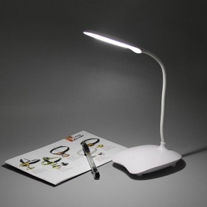 3AA Battery Table Lamp LED Stand Modern Touch or Press Switch Eye protection Light