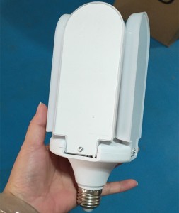 Lámpara de folla interior de ventilador para almacén o garaje con base E27 o B22