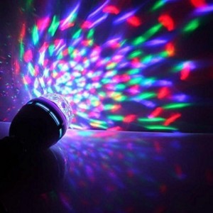 Full Color Rotating lamp LED Strobe bulb Multi Crystal Stage Light For Disco Birthday Party and Club Bar
