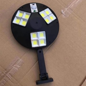 144COB Solar Human Body Sensor Wall Light for Garden and Yard with Remote Controller