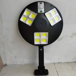 144COB Solar Human Body Sensor-wandlamp voor tuin en erf met afstandsbediening
