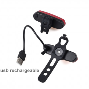 Bike Taillight Waterproof Ịnya Azụ Light USB Chargeable Mountain igwe kwụ otu ebe