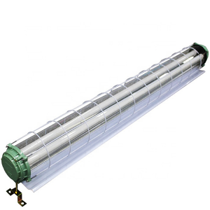 Iron Material 2xT8 Explosion Proof LED tube Fixture with Shade for Mining