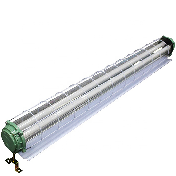 Iron Material 2xT8 Explosion Proof LED tube Fixture with Shade for Mining Featured Image