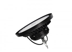 Lampu UFO Iluminasi Tinggi pikeun bengkel nganggo kabel dimmable 0-10V sareng kontrol Cerdas