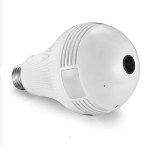 घरको लागि E27 आधारको साथ 1080P 3MP क्यामेरा लाइट बल्ब सुरक्षा 360 डिग्री अवलोकनको लागि CCTV बल्ब