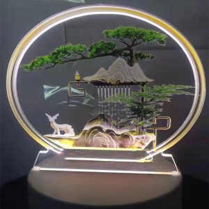 Einfach Design Table Cadeau Liicht AC Muecht Moon Light fir doheem benotzen