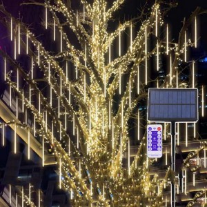 RGB празнично светло 3D светло за Божиќно IP65 украсување на дрвото