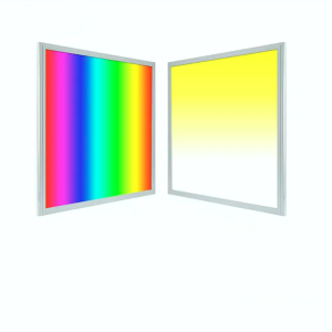 Lampu Panel RGB 600 × 600 atanapi 620 × 620 sareng Dekoder RGBW siling gunung Lampu