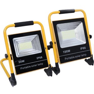 Handhold Portable solar light Emergency solar floodlight for Outdoor lighting