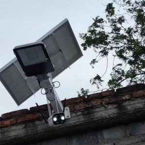 100 W слънчева улична лампа с камера Мониторно осветление за училище и улица