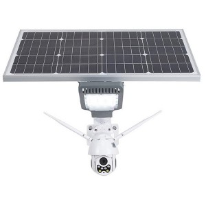 100W Solar Street light with camera  Monitor Lighting for School and Street