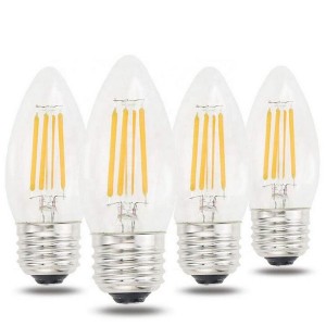 မတူညီသော ဒီဇိုင်းနှင့် ဖန်သားအိမ်ဖြင့် AC ပါဝါ LED Filament Bulb