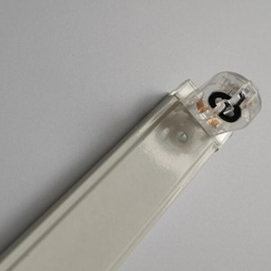 Marco de tubo de cristal T8 Portaluz de tubo 1200 mm ou 1500 mm Corpo branco