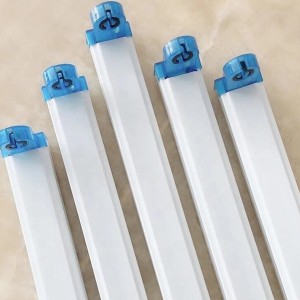 Bingkai Tabung LED Biru 2FT dan 4FT untuk tabung tunggal atau tabung ganda