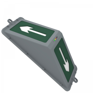 Fire Evacuation Indicator for Tunnel Lighting such as ramp anti-collision piers and tunnel anti-collision piers
