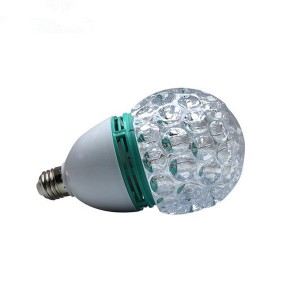 IP33 plastmasas lampas korpuss 360 grādu rotācijas LED disko spuldzes ballītēm