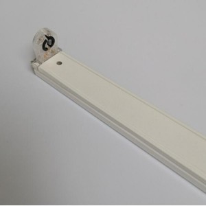 Crystal Tube Frame T8 Tube light holder 1200mm o 1500mm White nga lawas