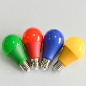 colored LED bulb for decoration