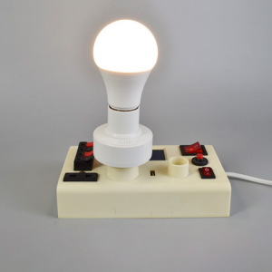Controllo vocale E27 Portalampada a LED Vite Supporto per lampadina di controllo interruttore universale per uso domestico