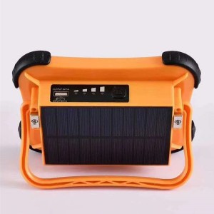 Emergency Solar Floodlight 50w Portable Version Bopaki ba Metsi