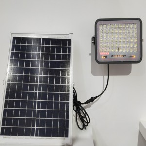Proyector solar LED para exteriores, luz de visualización de potencia impermeable para jardín