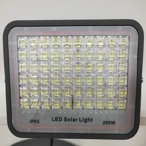 LED Solar Strobe Floodlight Buitelug Waterdigte Power Display Light vir Tuin
